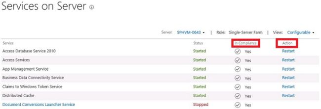 Manage Services on server